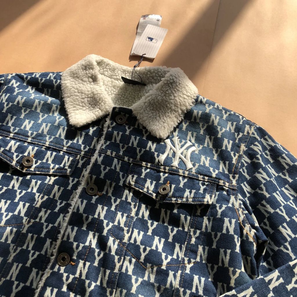 MLB JACKET DENIM FULL PRINT NY
