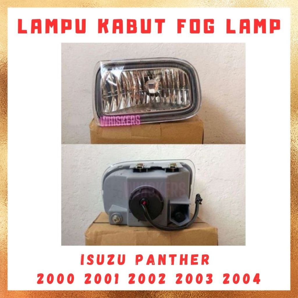 [PCS] Fog Lamp Lampu Kabut Bemper Foglamp Isuzu Panther Kapsul 2000 2001 2002 2003 2004 DMAC
