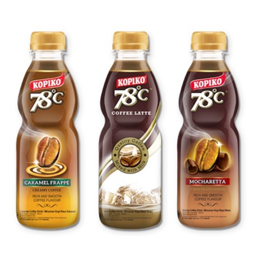 

Kopi Instan Kopiko 78C Coffee Latte/Mocharetta/Caramel Frappe 240 mL