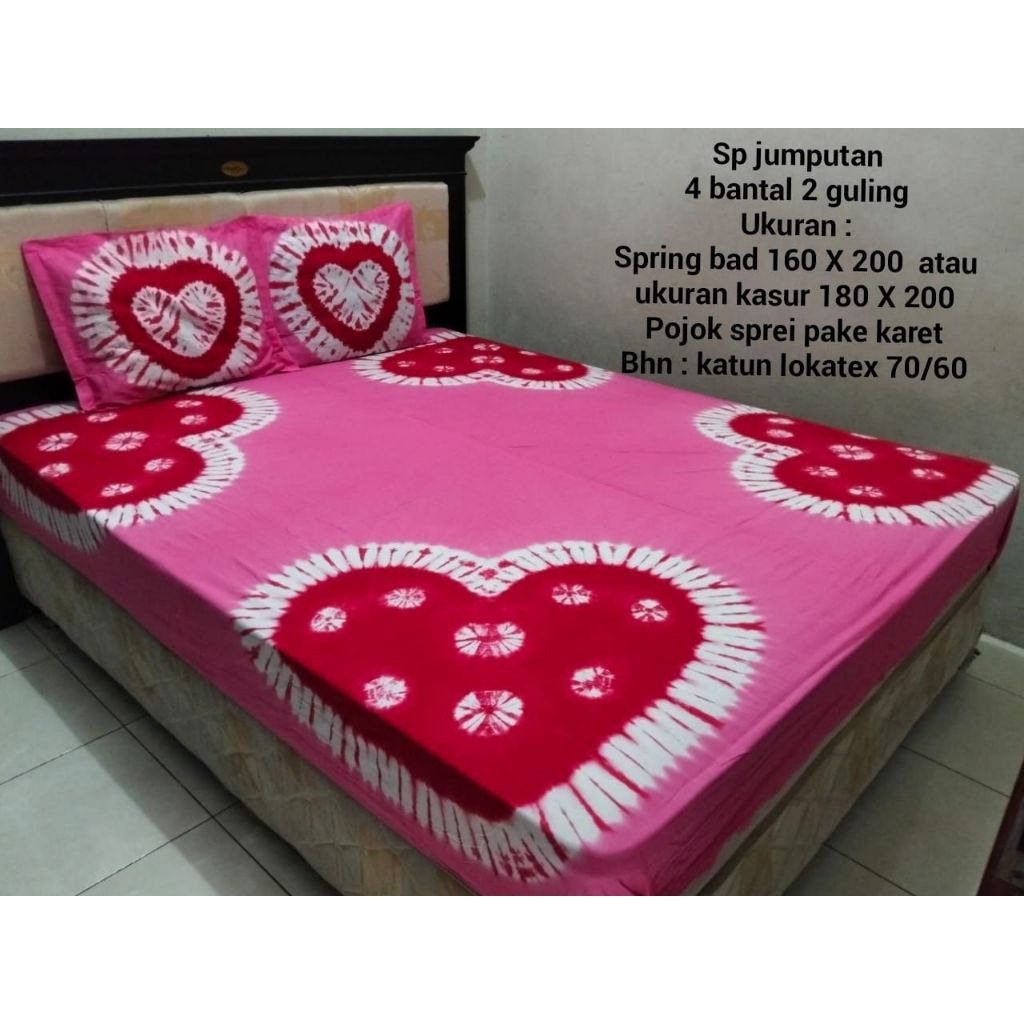 Sprei Bali Katun Lokal( Bisa COD)/Sprei Tie Dye/Sprei Terlaris BATIK PEKALONGAN | SPREI JUMPUTAN | S