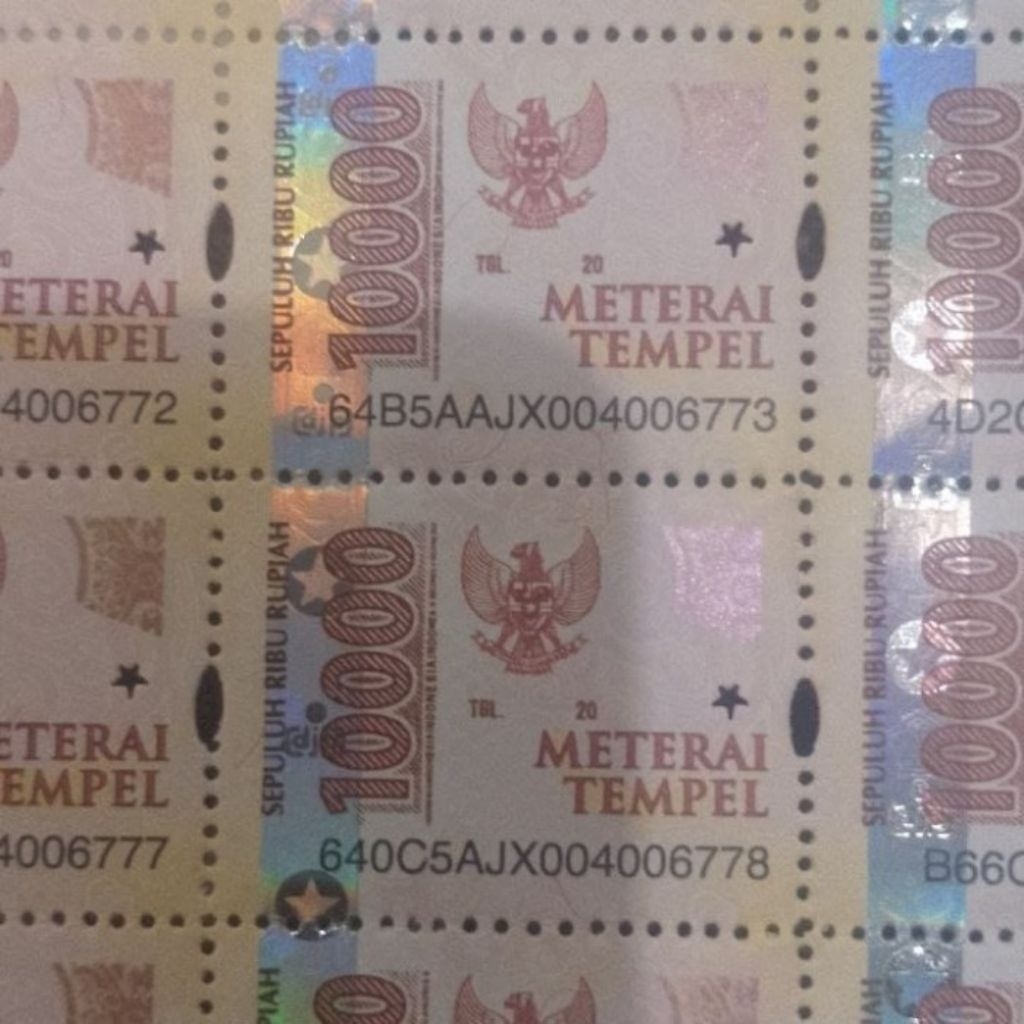 

MATER AI PERANGKO 10000 POS ATK Kantor