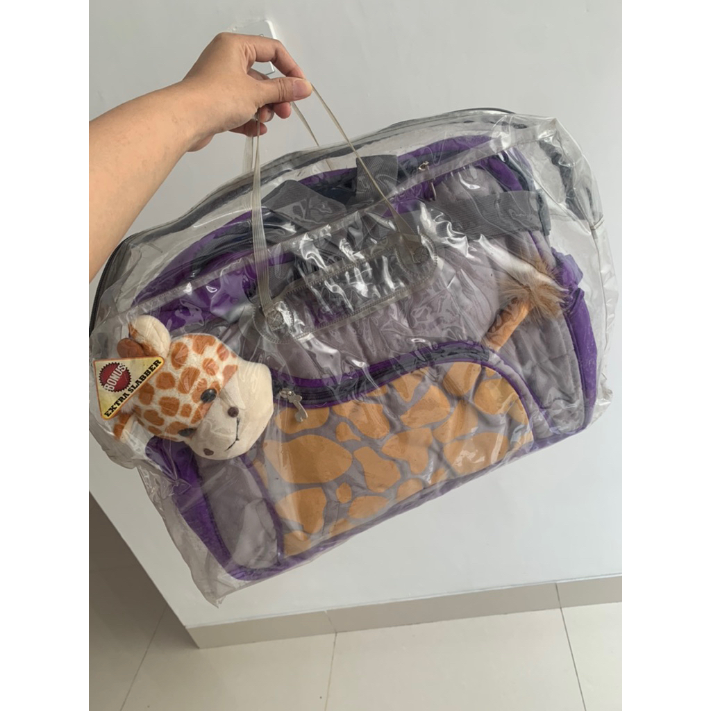 Preloved Snobby Tas Jerapah (besar-ungu)