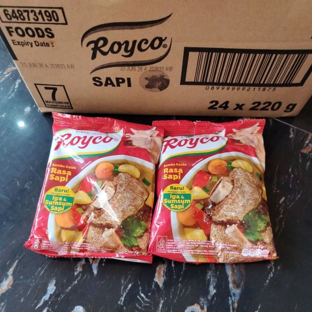 

Royco rasa ayam dan sapi 220 gram x 2 pcs ( promo)