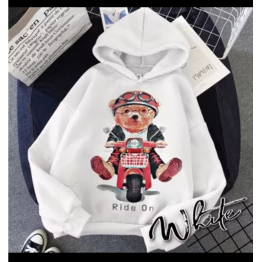 Sweater beruang hoodie sweater beruang jumbo sweater beruang big size sweater wanita jumbo sweater h