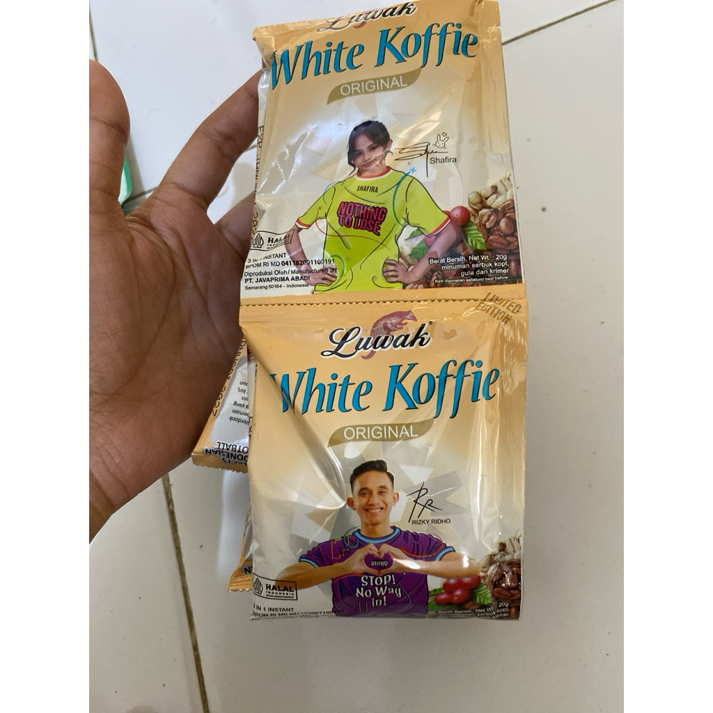 

LUWAK WHITE KOFFIE ORIGINAL RENCENG ISI 10