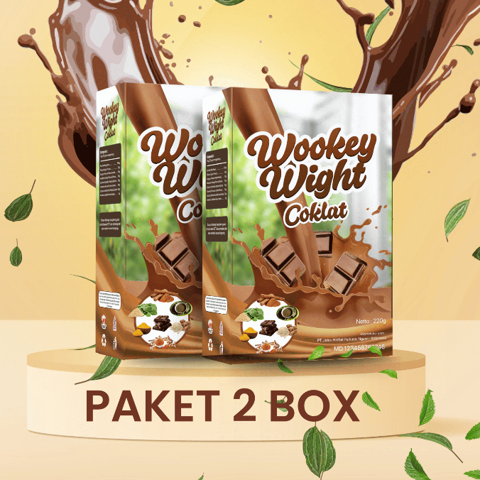 

2 BOX TERMURAH!!! Wookey Weight Coklat - Susu Penambah Berat Badan Paket 2 Box
