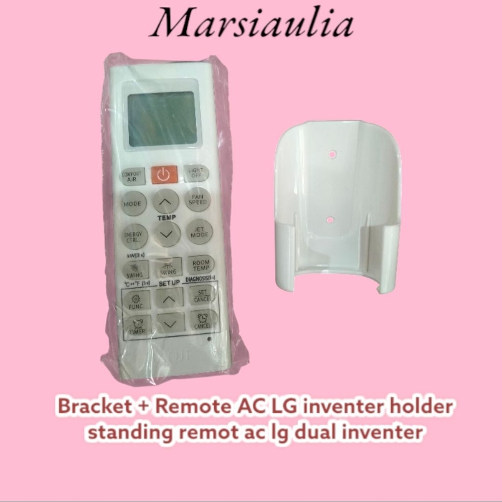paket Bracket Dan Remote AC LG inventer breket holder standing remot ac lg dual inventer