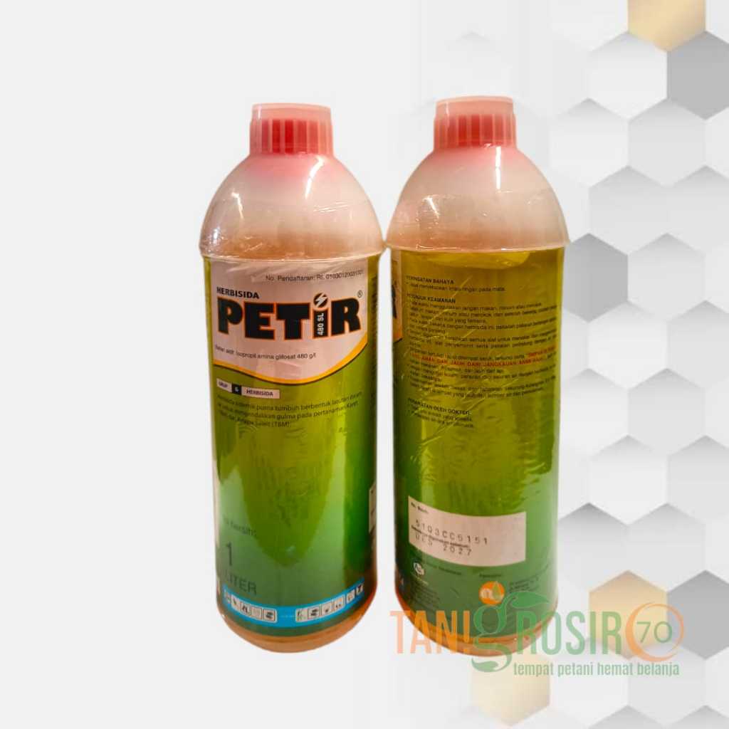 Herbisida Rumput PETIR 480 SL 1L - Pembasmi Rumput Ampuh (ORIGINAL 100%) Produksi AGRICON JAMINAN KU