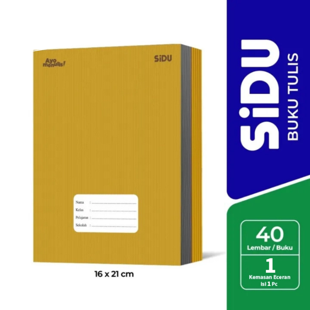 

SIDU Sampul Coklat Kraft isi 40 Lembar [ECERAN] | 1 PC | Original SIDU