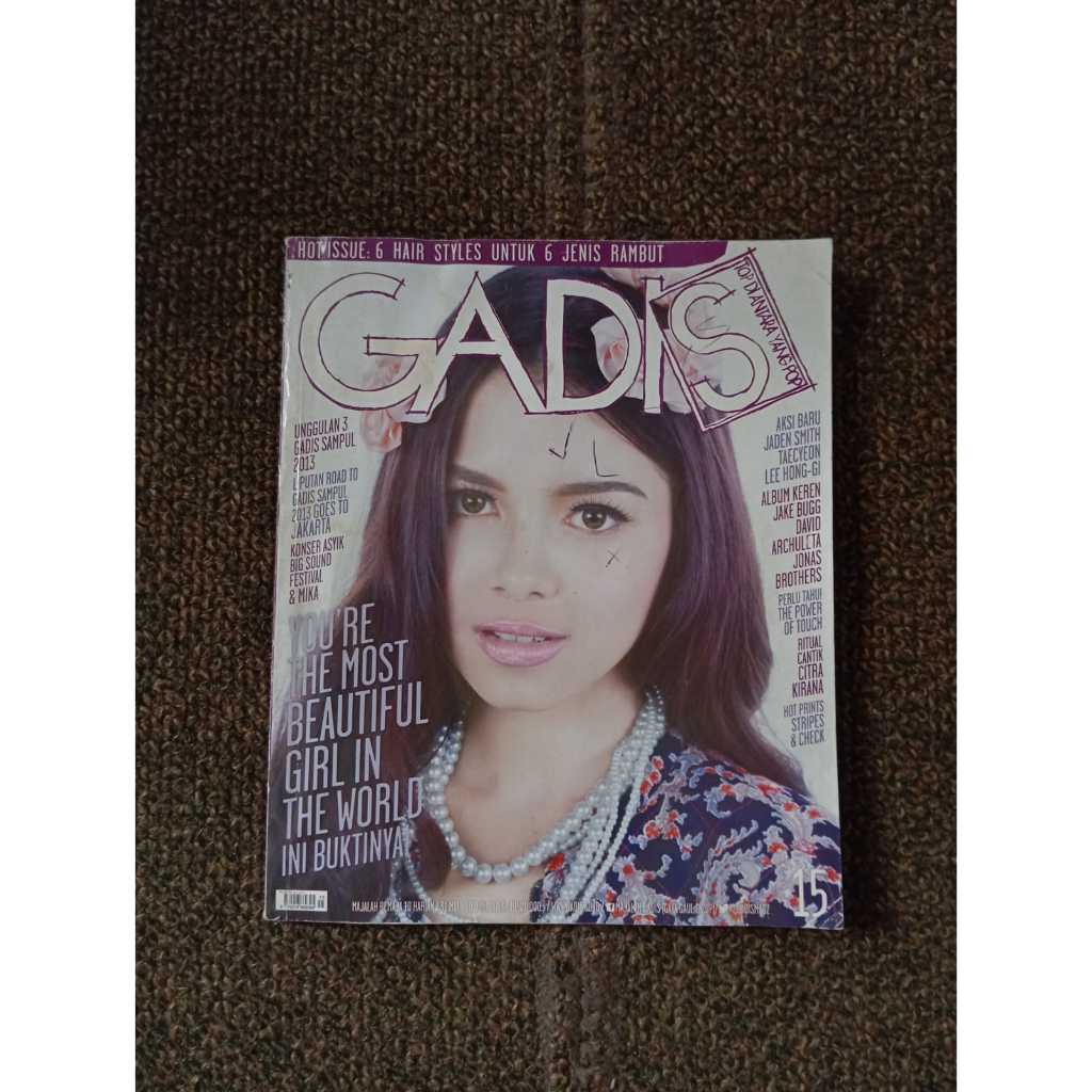 Majalah Gadis edisi tahun 2013