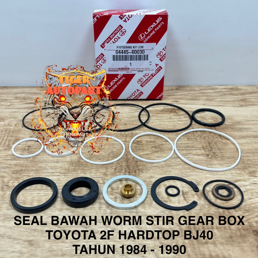 SEAL POWER STEERING KIT BAWAH HARDTOP HARTOP 2F ( TAHUN 1984 - 1990 ) SIL GEARBOX GEAR BOK BOX SEAL 