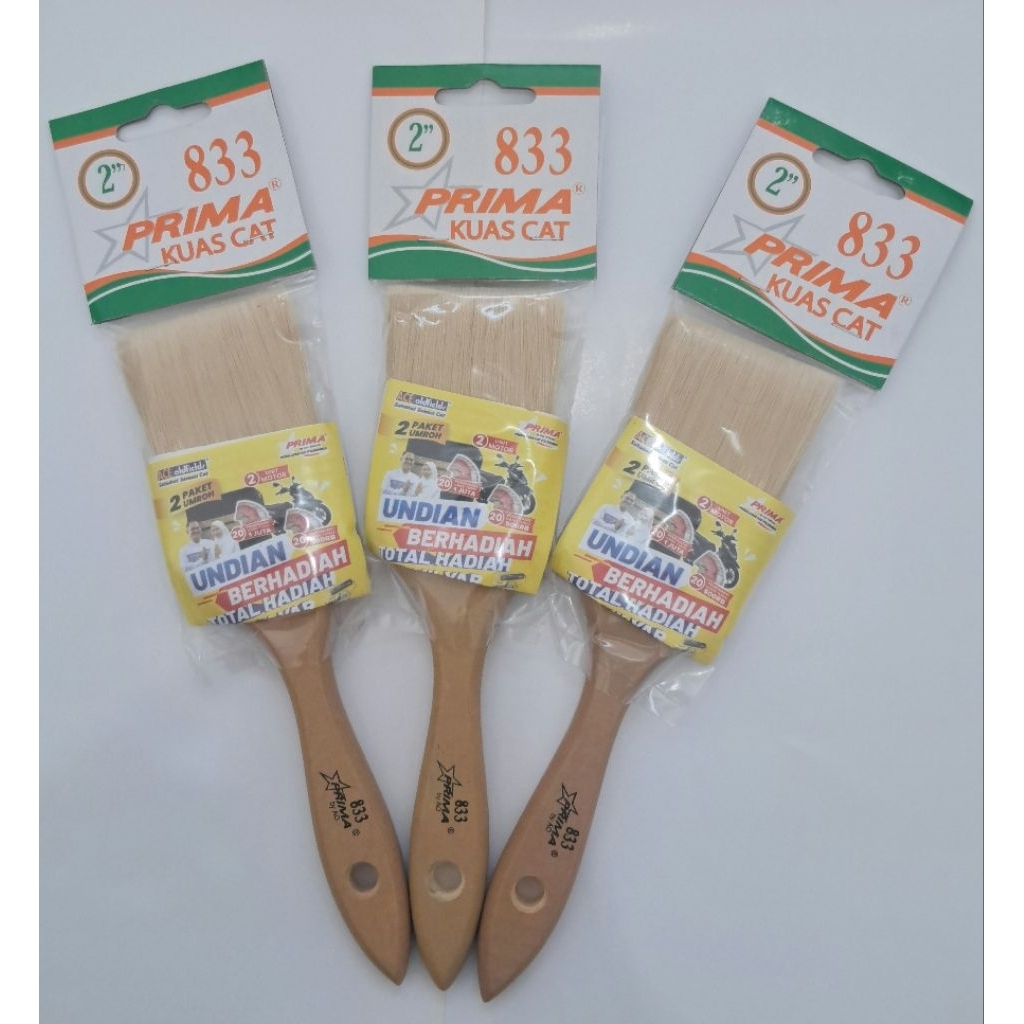 

Kuas Prima 833 Bulu Putih Ukuran 2" Inch