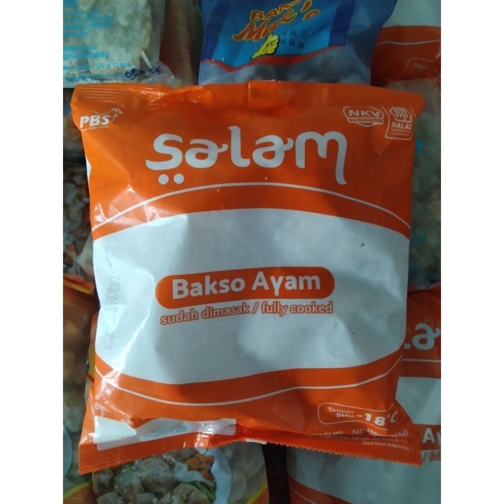 

PENTOL BAKSO AYAM SALAM 500 gram