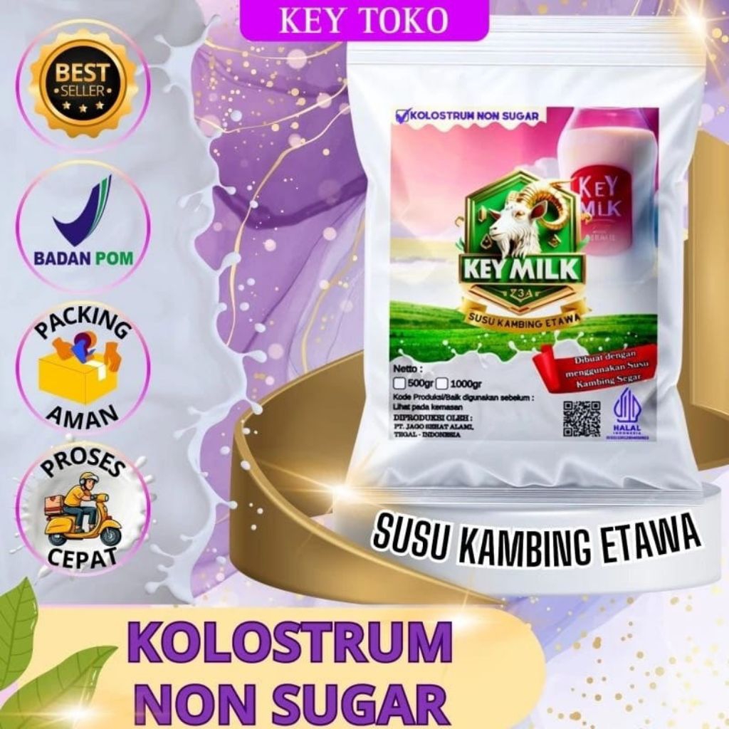 

Susu Kambing Etawa Kolostrum 1kg Kemasan Aluminium Foil