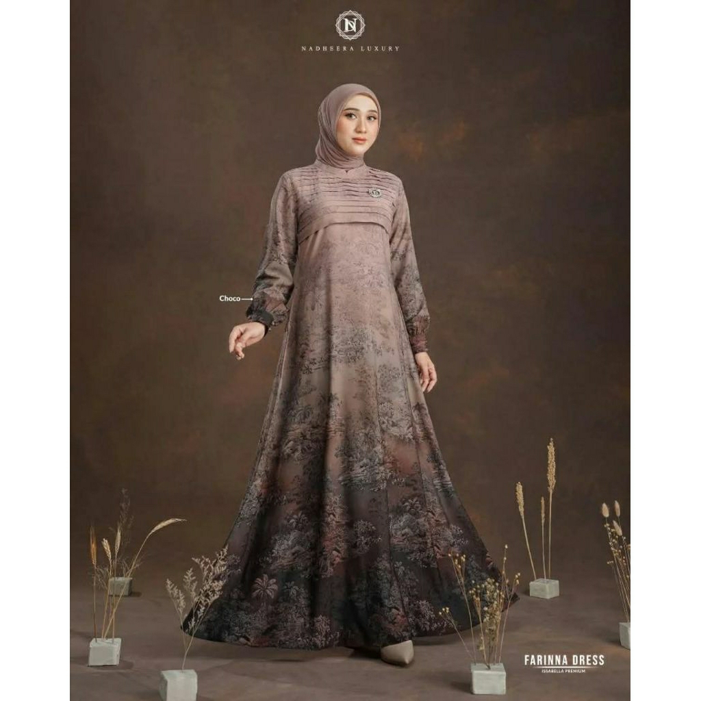 FARINNA DRESS | GAMIS NADHEERA LUXURY