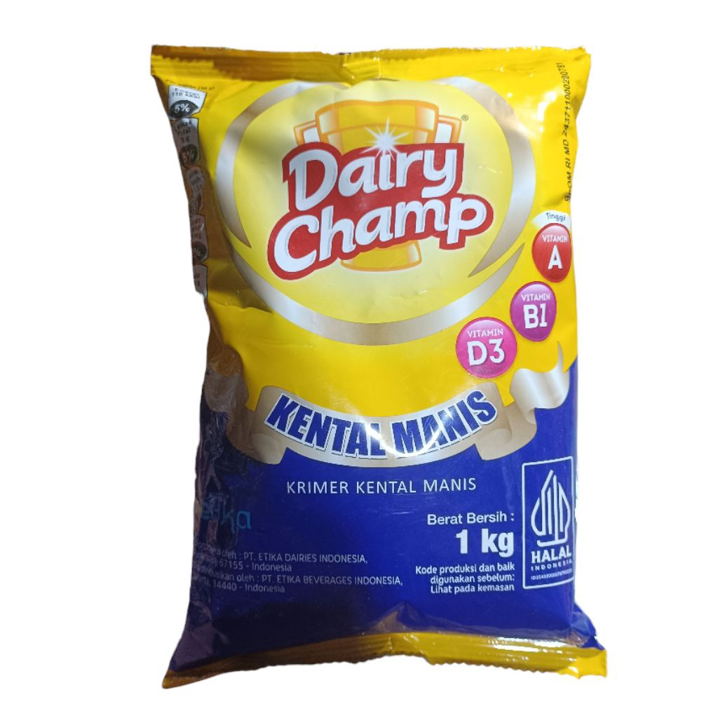 

Susu Kental Manis Dairy Champ Krimer Minuman 1 KG 1kg Pouch