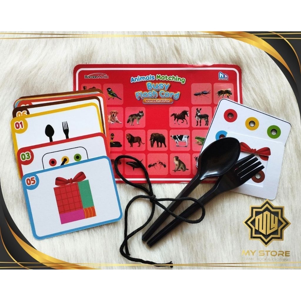 Busy Flashcard Animals Matching (Animals in Quran)