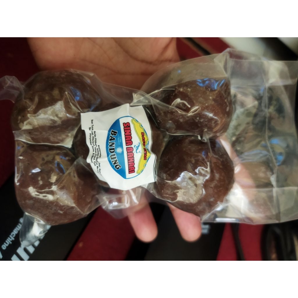 

baso ikan sinar bahari bandung hitam tuna 5 biji