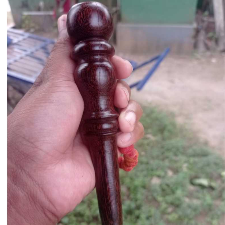 alat pijat terapi kayu galih asem hitam full galih p 12cm