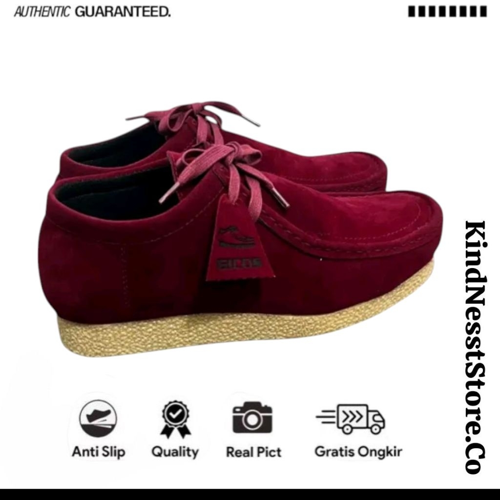 Sepatu chadwik clark Kulit Swide | Sepatu Formal Casual | Pria Wanita | Unisex