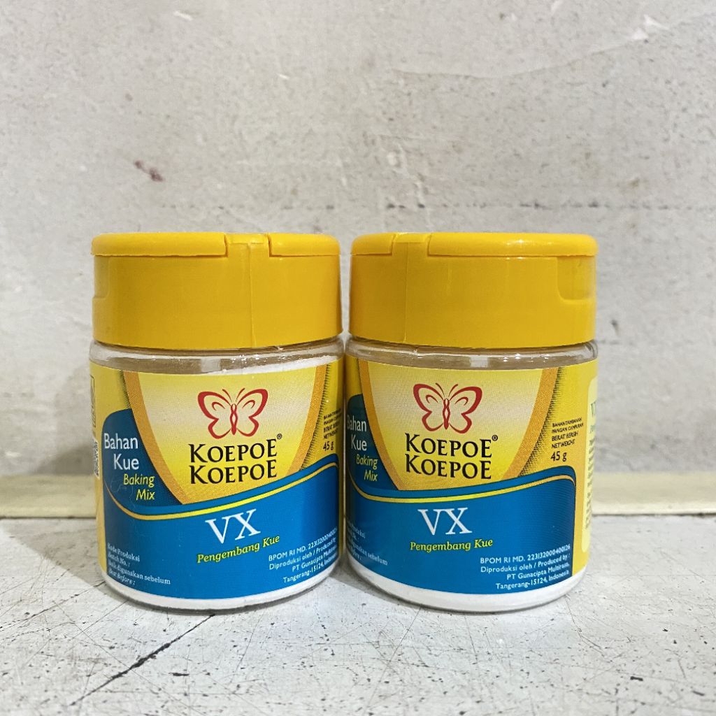 

VX pengembang kue koepoe koepoe 45 gram | vx pengembang kue