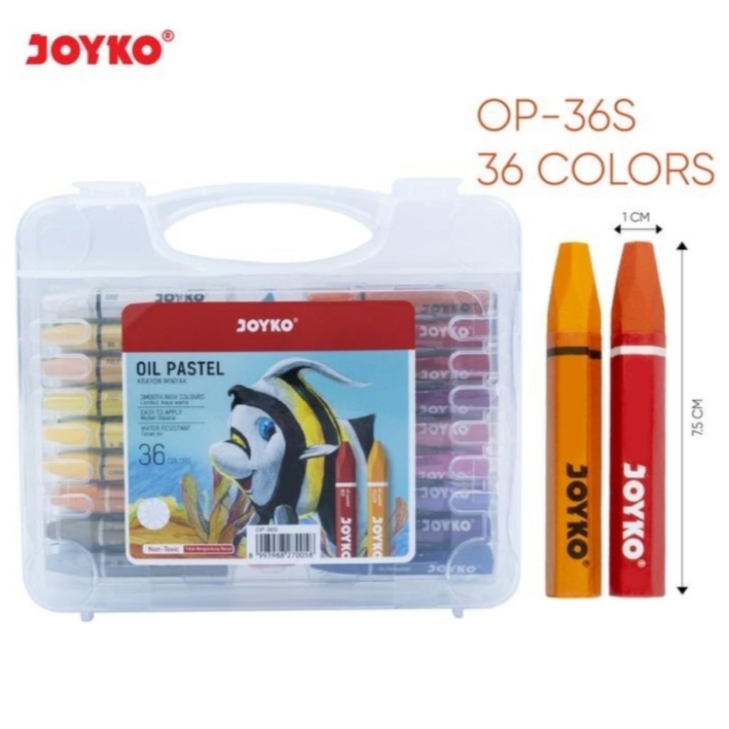 

Crayon Krayon Minyak oil Pastel Joyko OP-36S 36warna