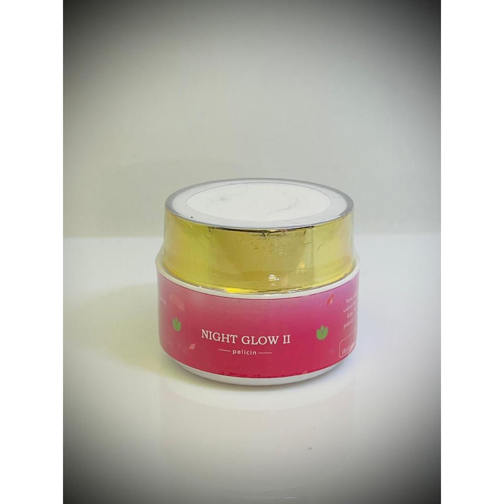 NR Glow Cream Malam Night Glow II Pelicin Untuk Kulit Normal Jerawat Sensitif