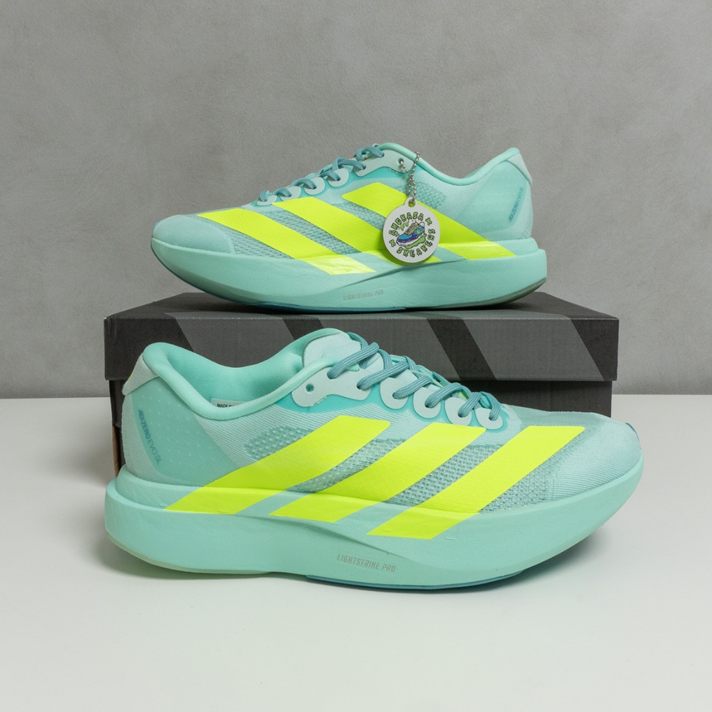 Sepatu Running 4d1zero EV0 SL Flash Aqua JS4506 (GK QUALITY)