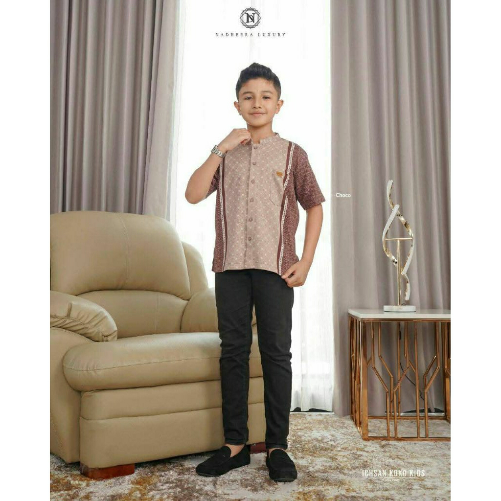 ICHSAN KOKO KIDS | KEMEJA NADHEERA LUXURY