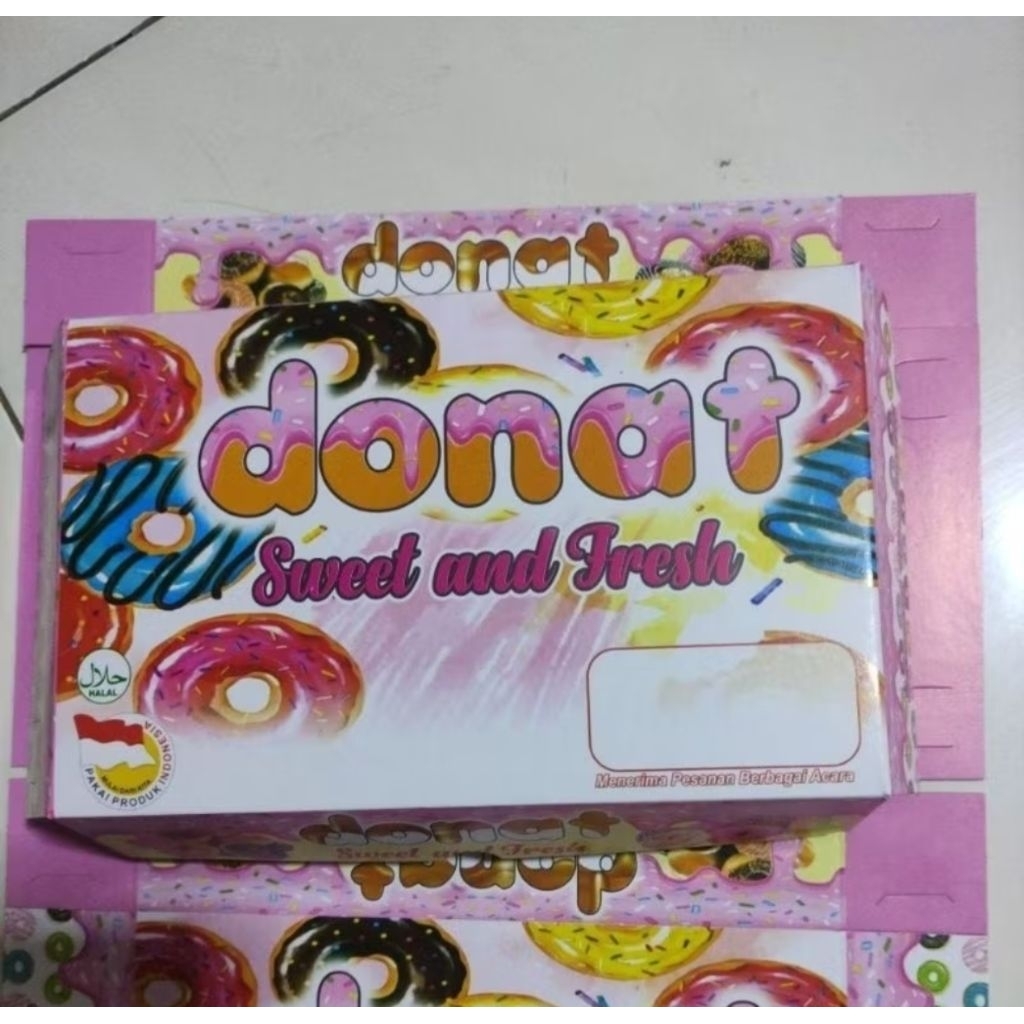 

Kotak Donat / Dus Donut Isi 6pcs 21x13.5 /Per 1pcs