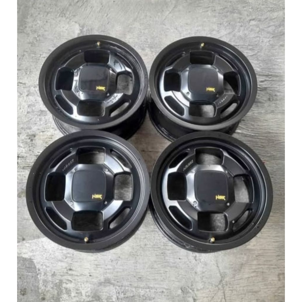 Velg HSR ZANDY Ring 15 Lebar 6.5 pcd 4x100 Et42 Second