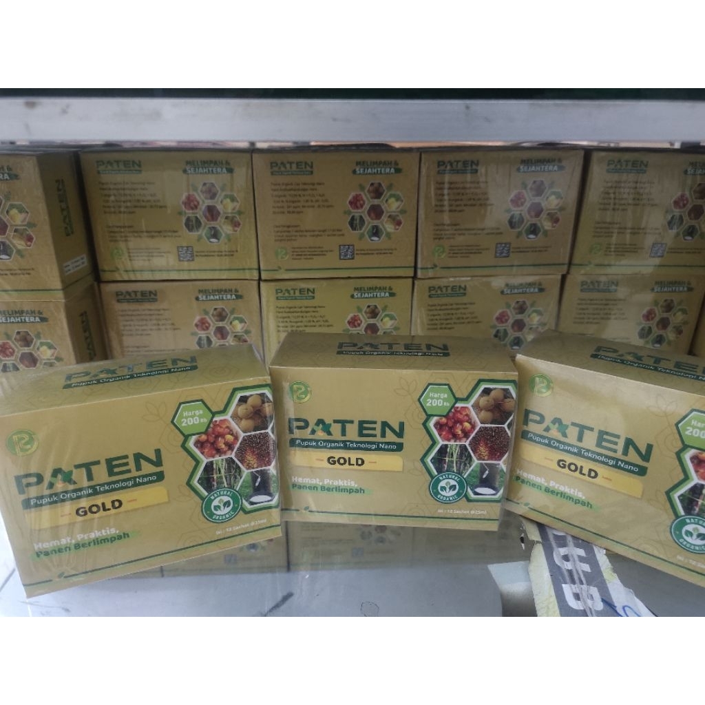 PATEN GOLD pupuk organik teknologi nano