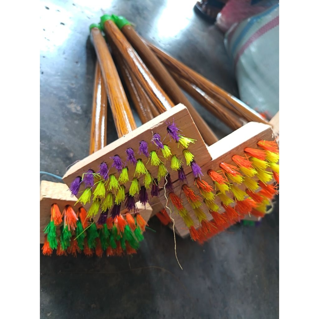 Sikat WC Gagang Kayu/Sikat Kamar mandi Gagang/Sikat pembersih