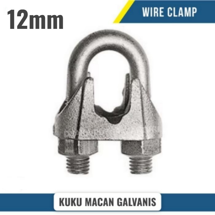 Klem Seling 12mm Galvanis / Kuku Macan