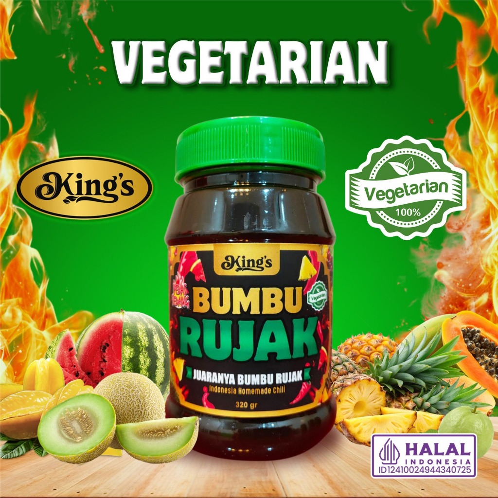 

KING’S Homemade Bumbu Rujak Sirsak Vegetarian 345g - Bumbu Rujak by KING’S Homemade Medan