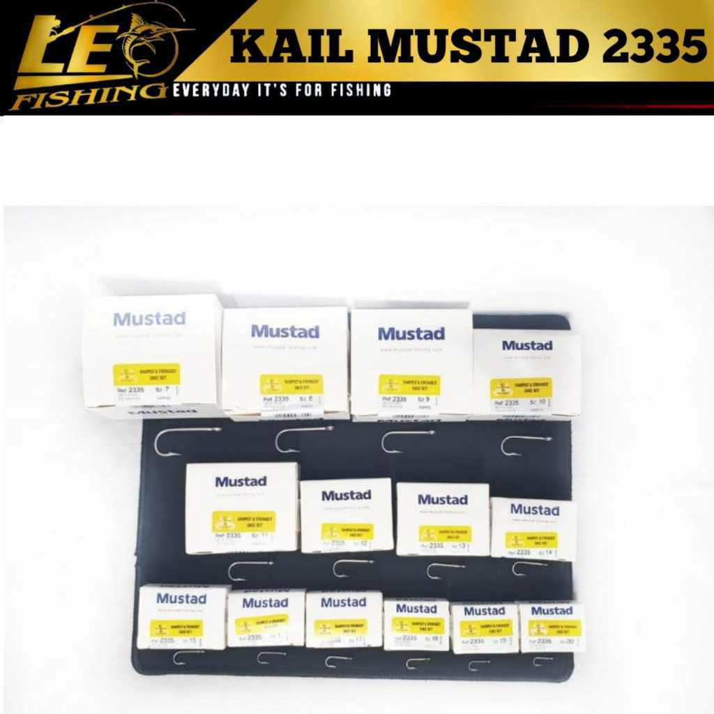KAIL PANCING MUSTAD 2335 BERLUBANG KAIL PANCING CAP KUNCI KAIL MUSTAD TERLARIS STAINLESS STEEL KAIL 