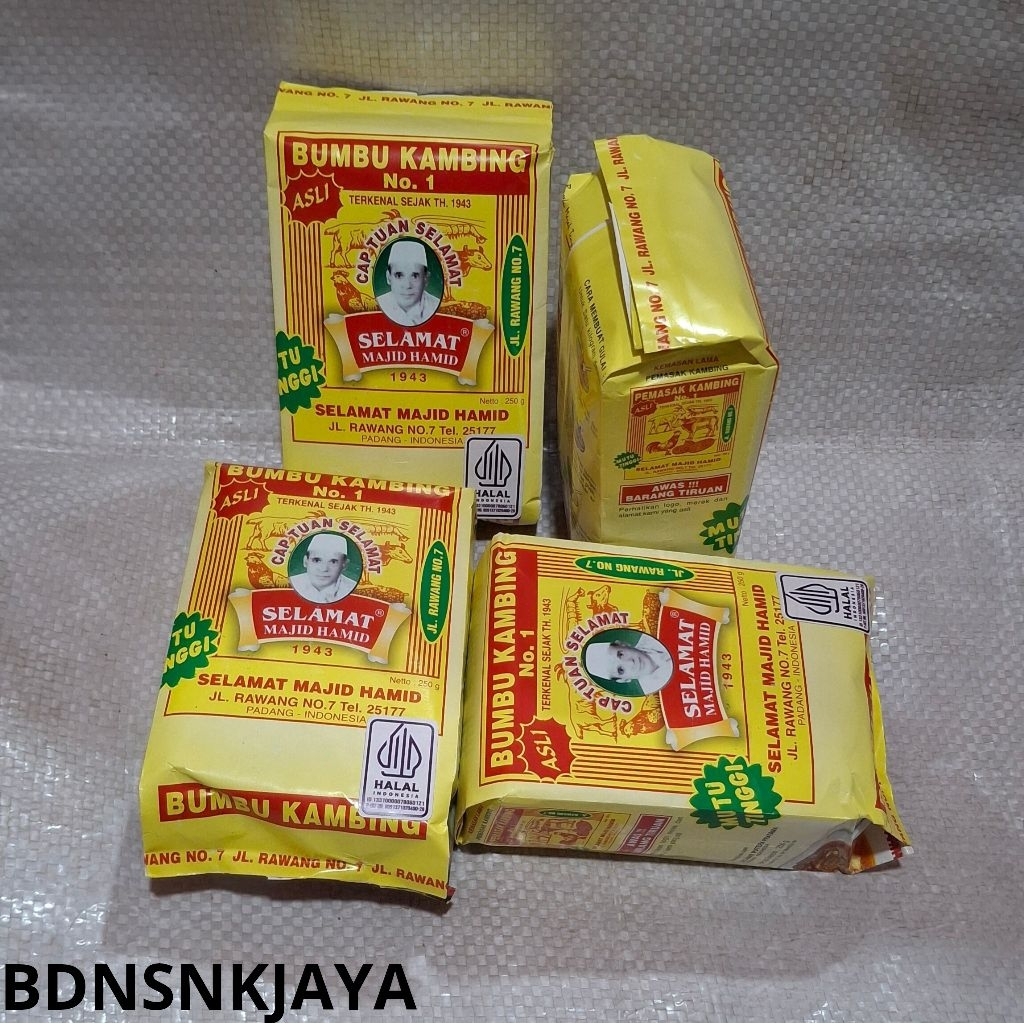

bumbu kambing cap tuan selamat ASLI 250gram