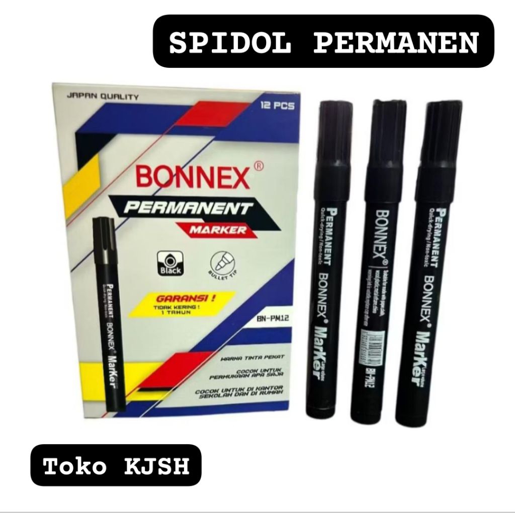 

1pcs Spidol Permanen Bonnex