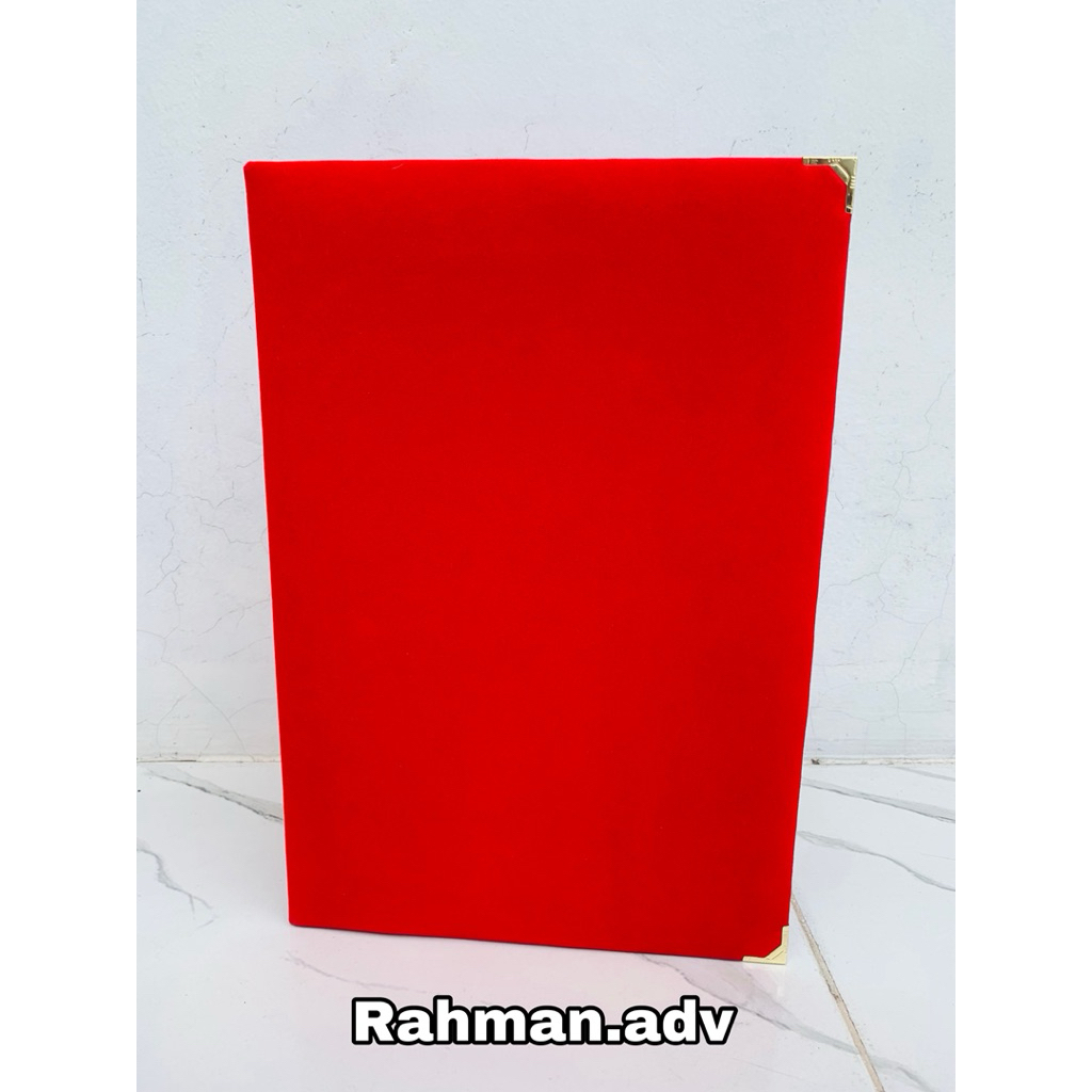 

Map Beludru Kantor A4 & F4 - Premium Elegan Arsip Dokumen Termurah