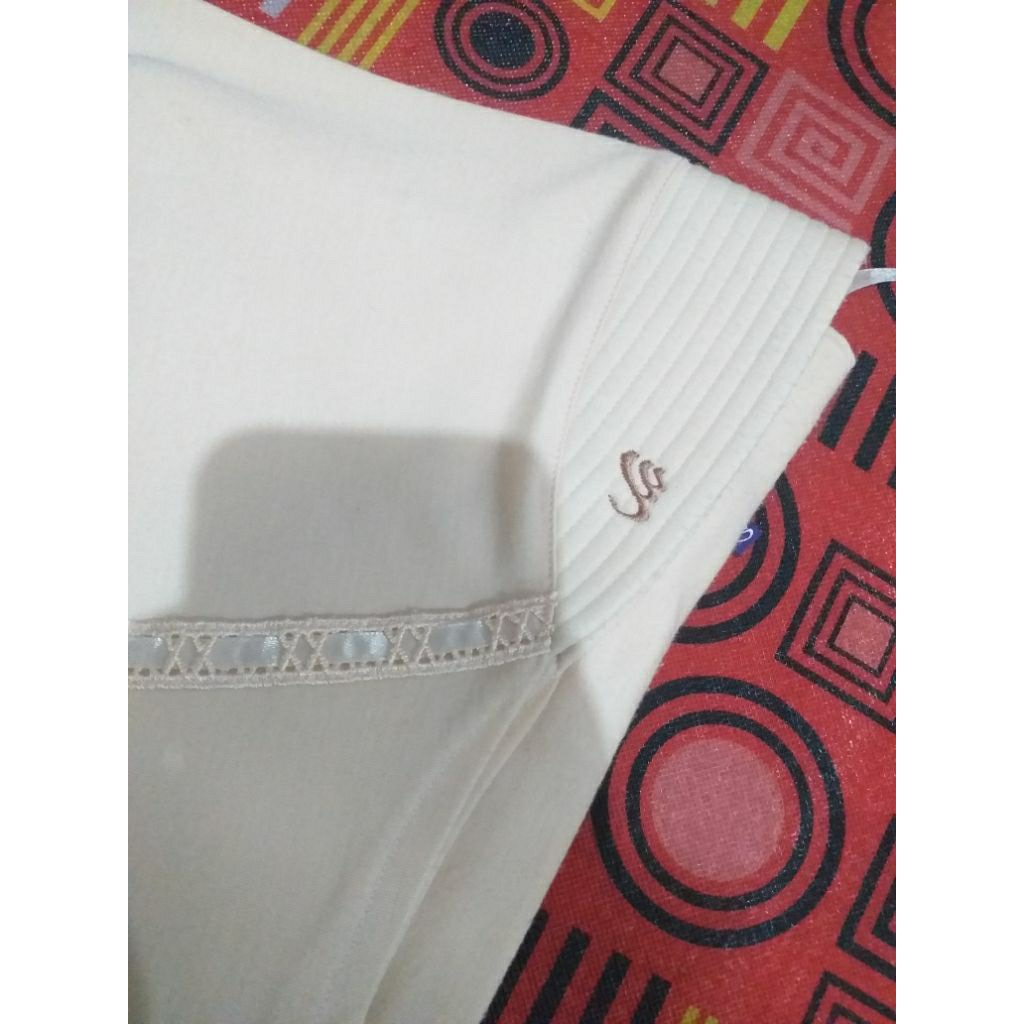 Kerudung Rabbani Coklat Muda Size M (baru)