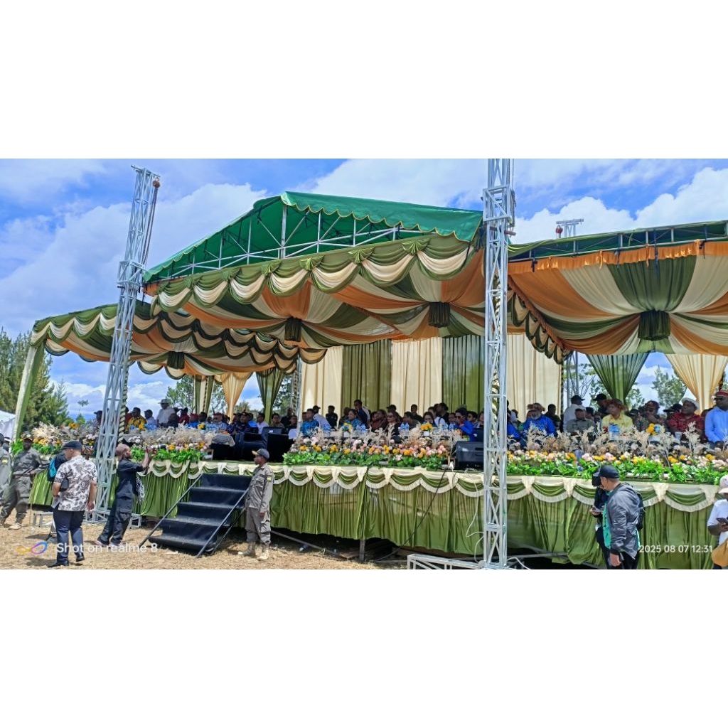 plafon tenda balon/ plafon dekor ukuran 4x6