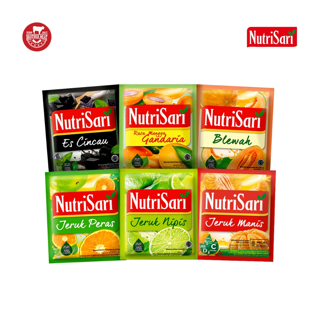 

Nutrisari Serbuk Sari Buah isi 40 Sachet - Brothermeatshop