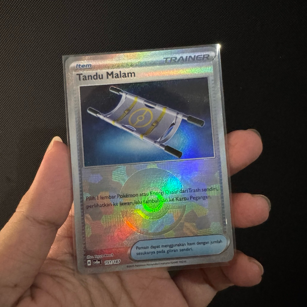 Tandu malam Pokeball Sv8a 151/187 (ID) - Kartu pokemon TCG