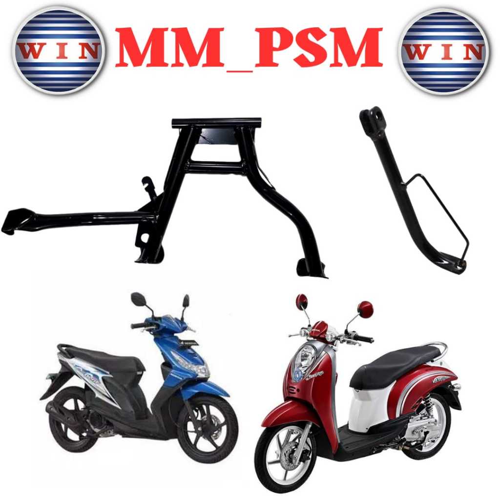 STANDAR SAMPING  BEAT LAMA KARBU // STANDAR TENGAH BEAT LAMA KARBU // STANDAR SAMPING TENGAH MOTOR B