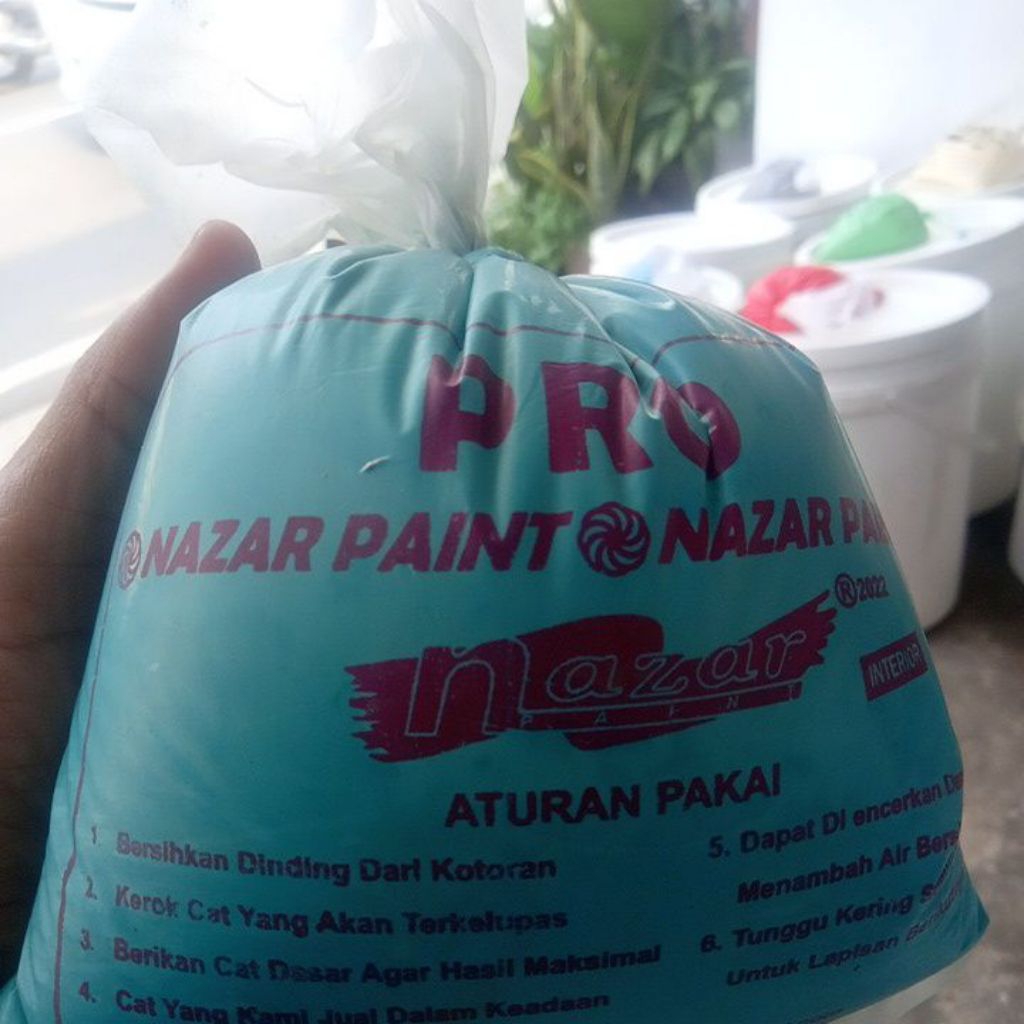 CAT KILOAN NAZAR PAINT PRO 1kg biru tosca