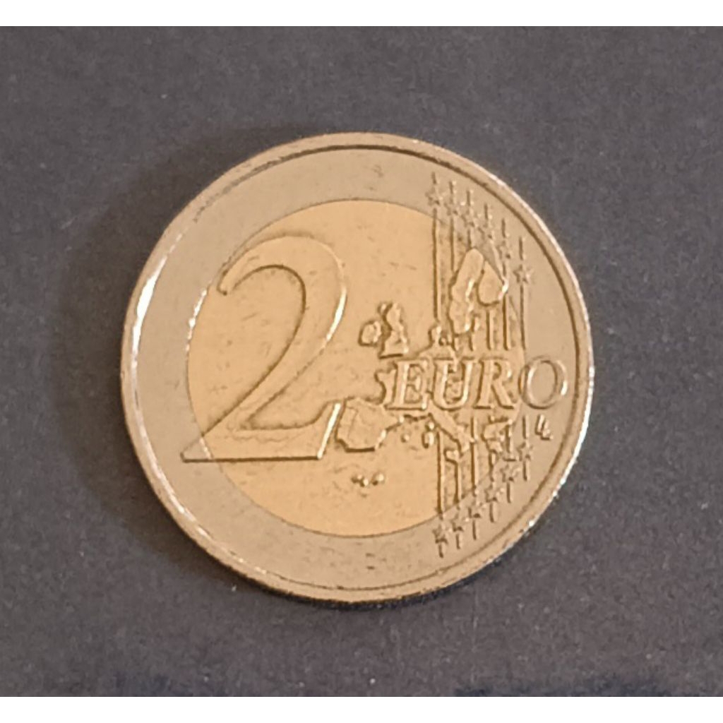koin euro German 2 euro tahun 2002 A..
