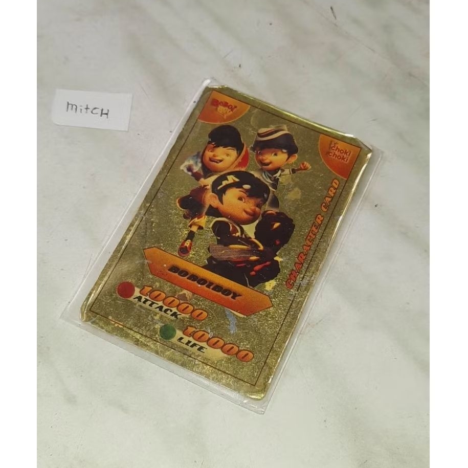 Choki Choki Boboiboy The Movie 2016 Gold Card Limited