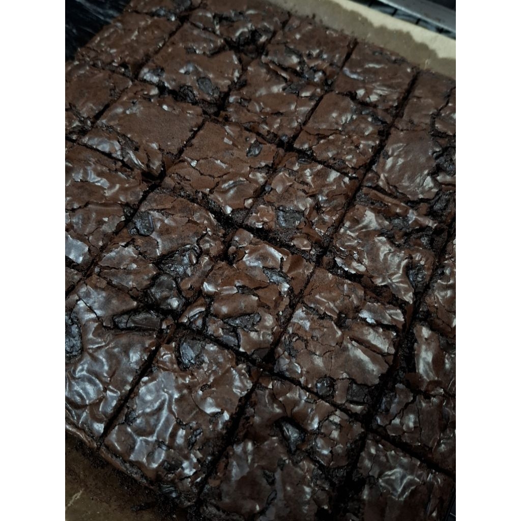 

fudgy brownies 20×20 20×10