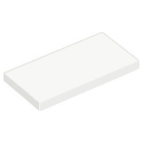 Lego part 87079 Tile 2 x 4 white