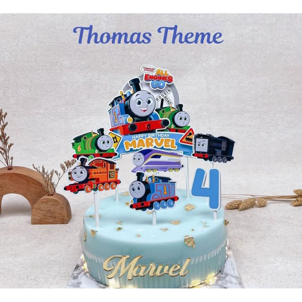 

Puding ulang tahun anak tema thomas